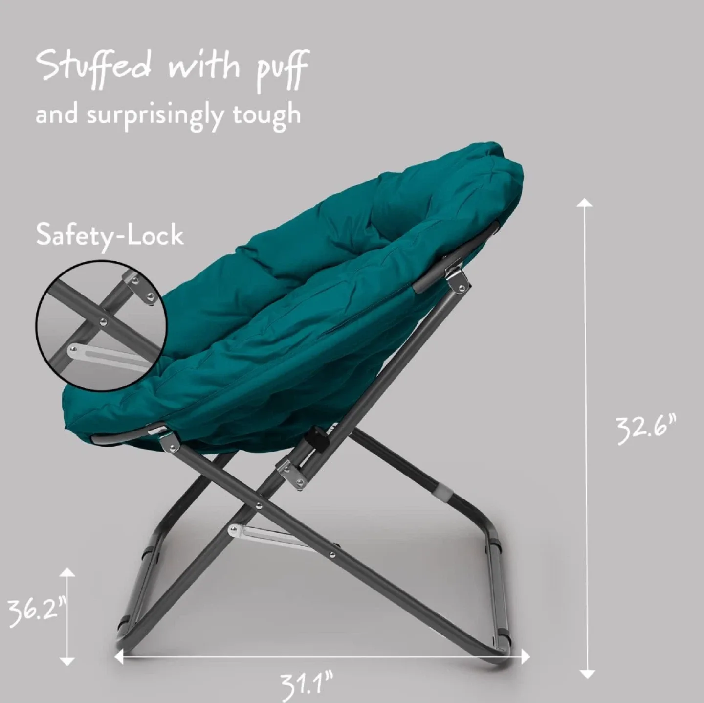 Teal Papasan Chair - Like New! image indicator(6)