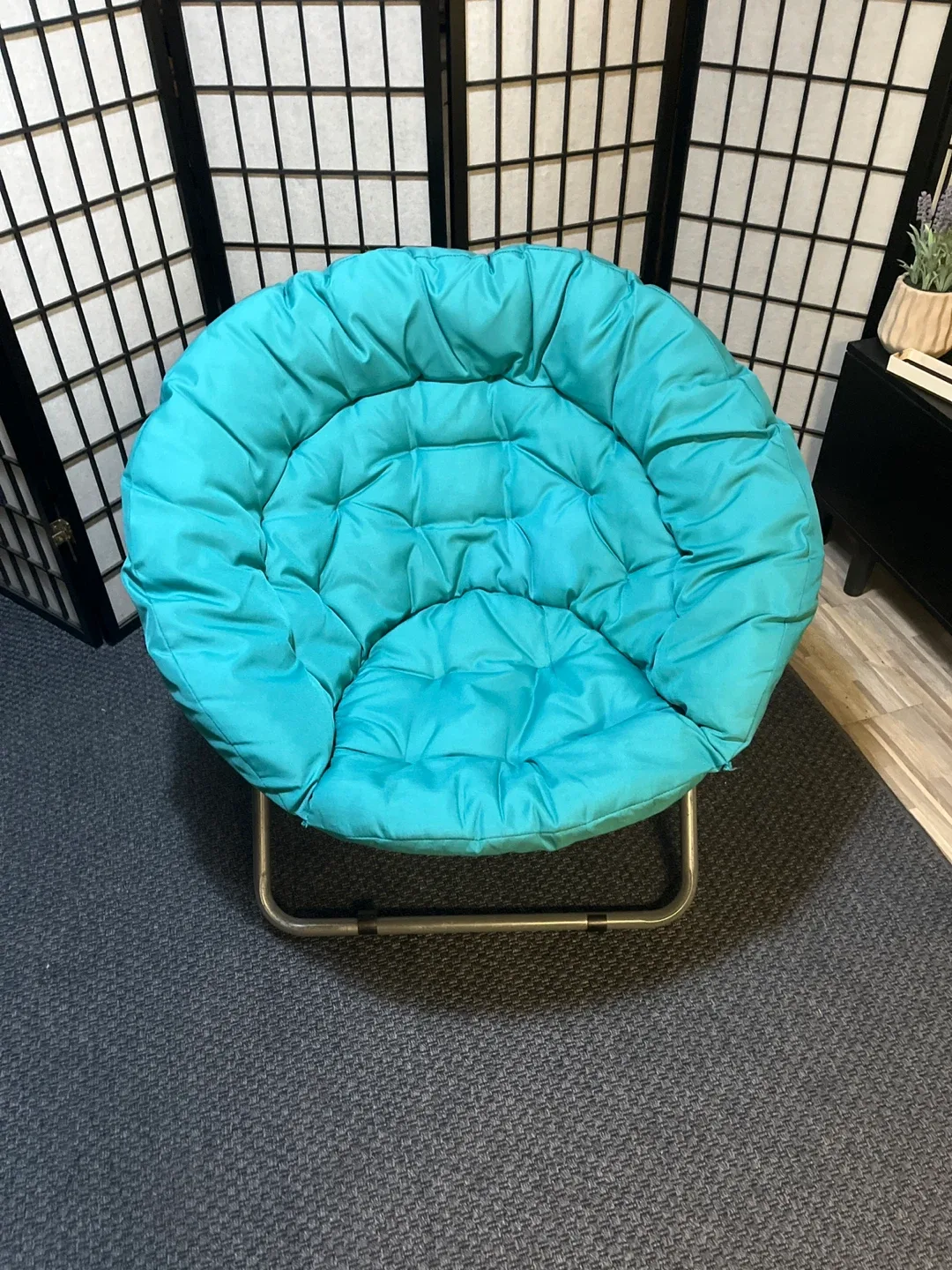 Teal Papasan Chair - Like New!