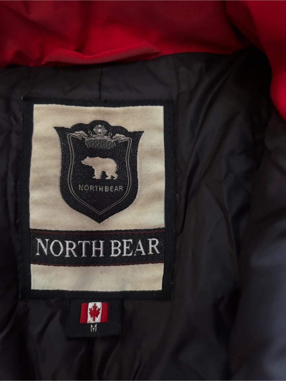 North Bear Red Winter Parka - Size M - photo 2