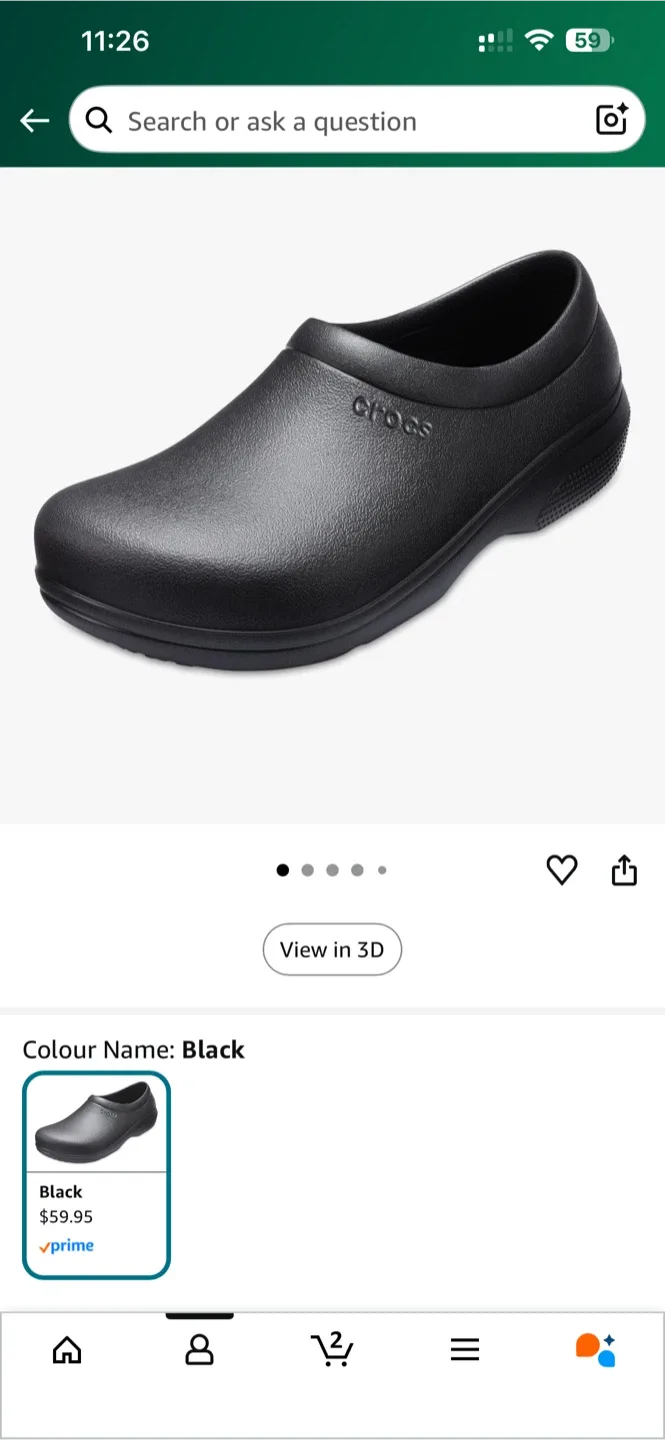 Crocs Bistro Black Clogs