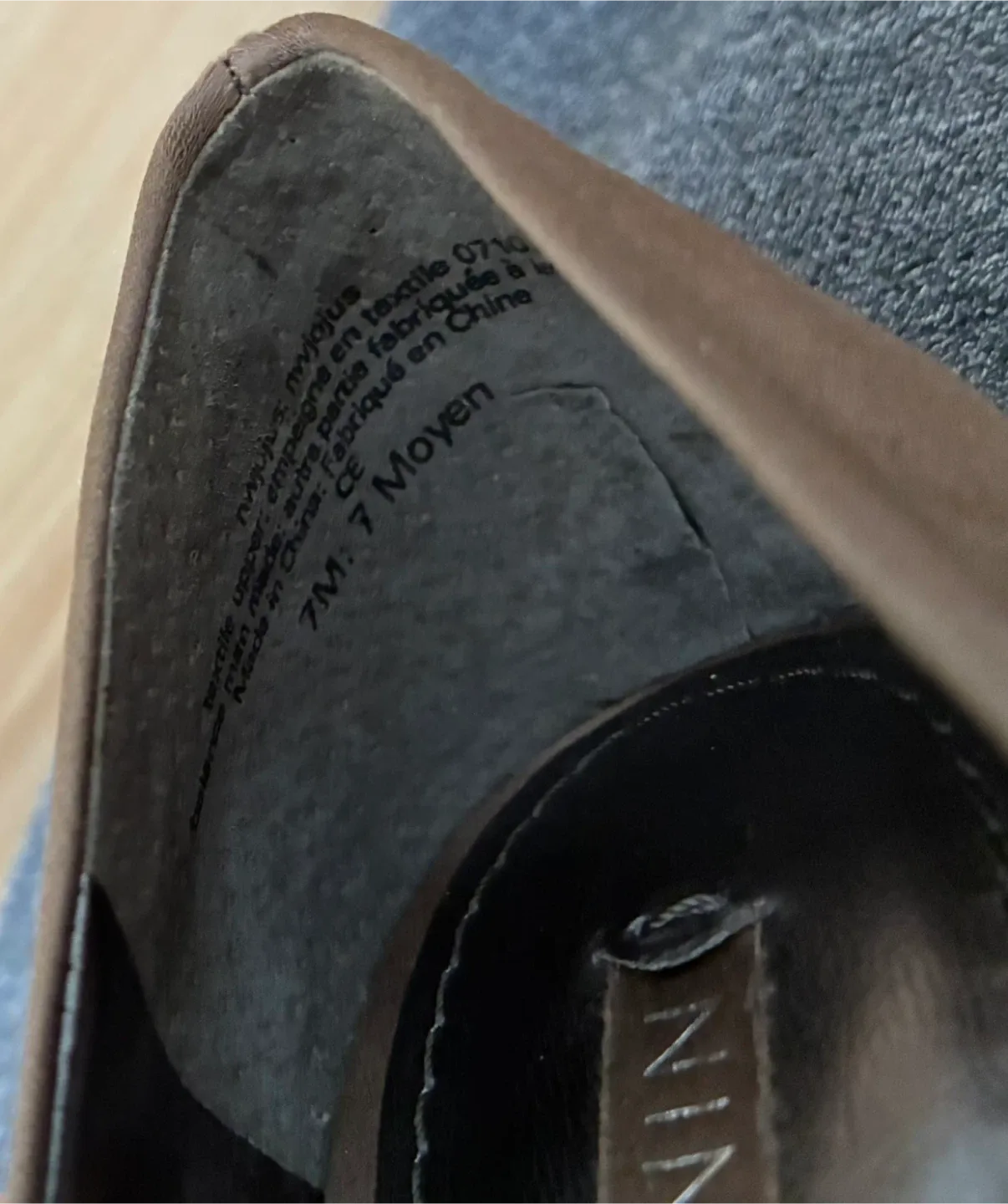 Nine West Brown satin dressy Heels, Size 7 image indicator(8)