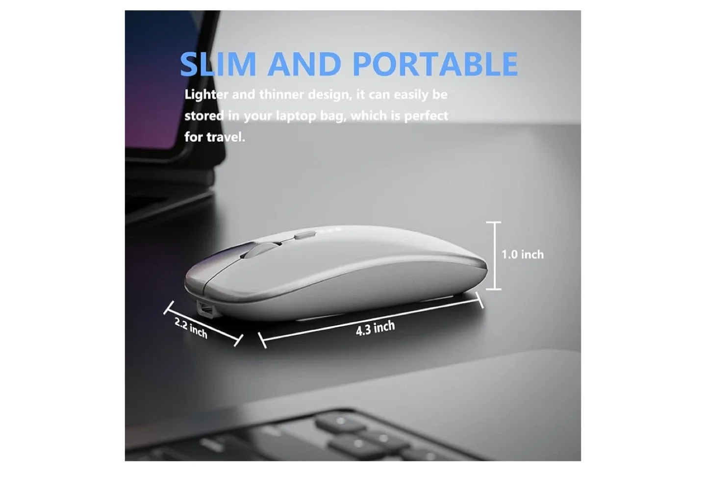 Wireless Mouse - Slim & Portable image indicator(5)