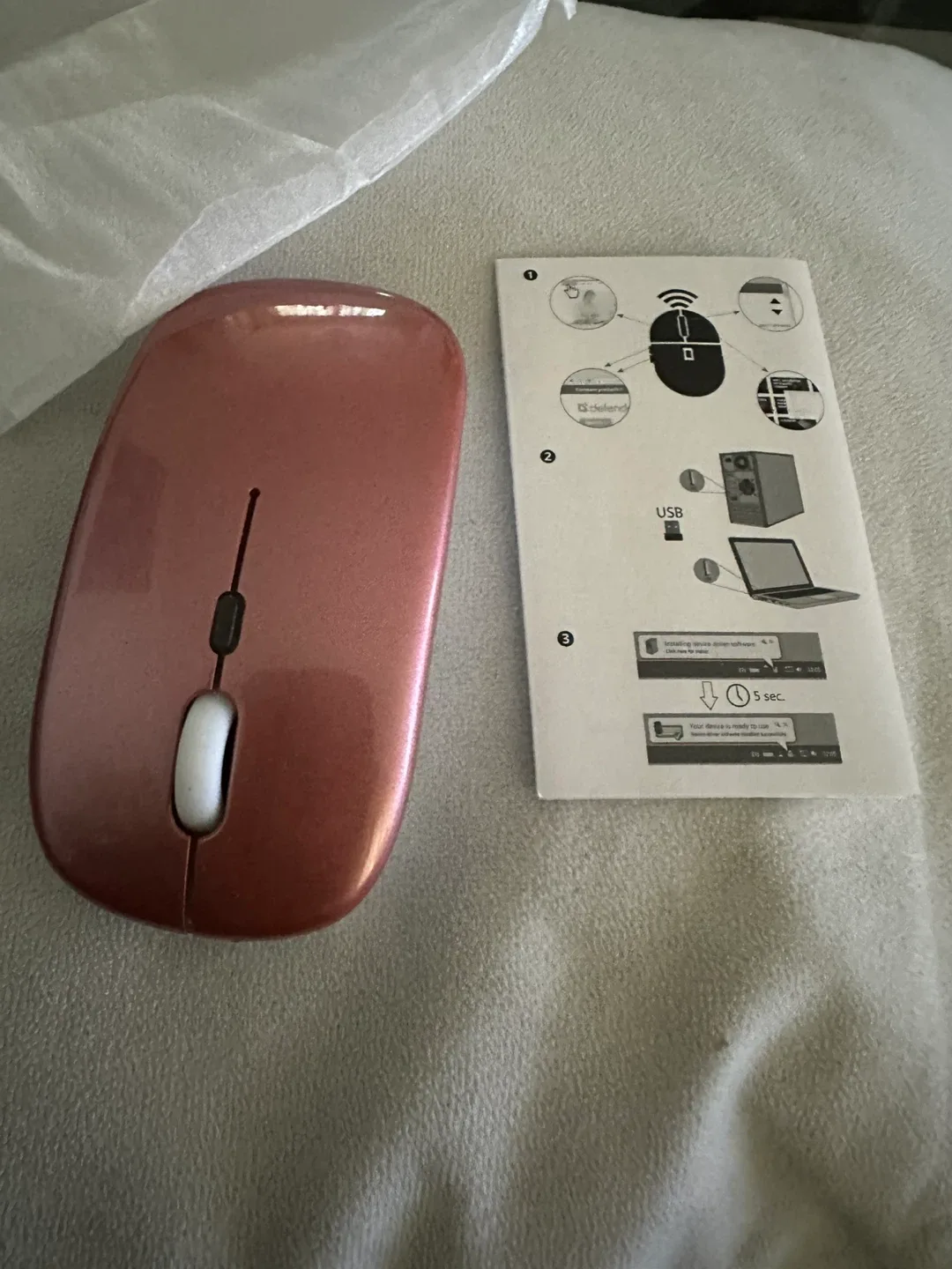 Wireless Mouse - Slim & Portable image indicator(2)