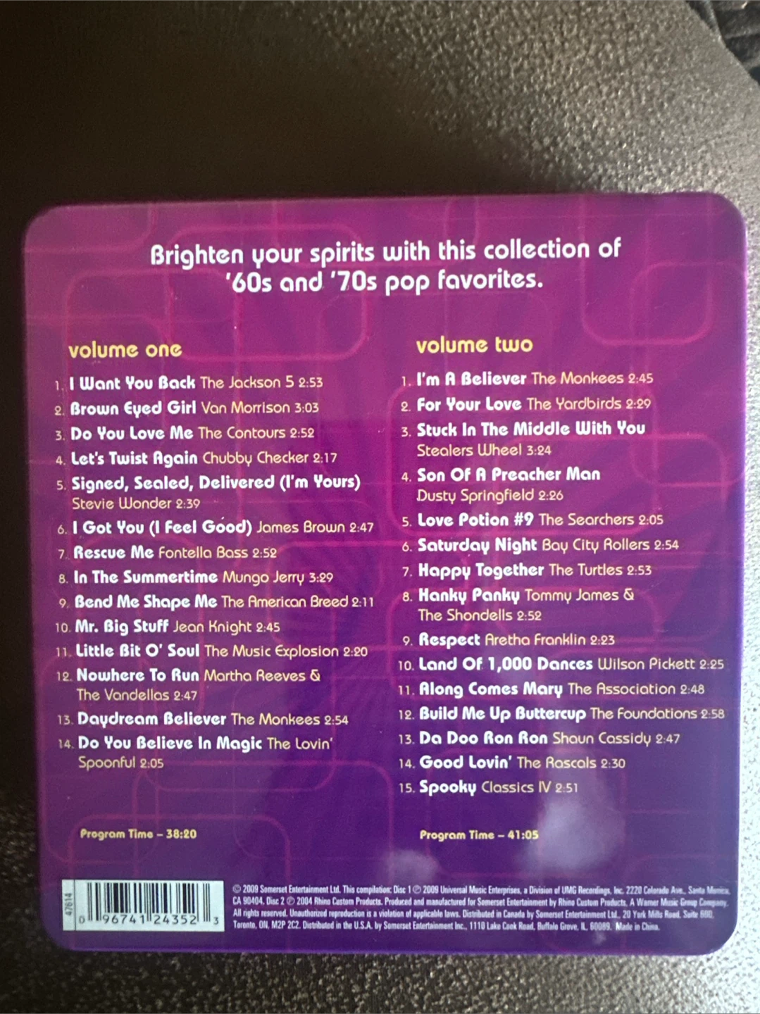 Ultimate Mix Feel-Good Favorites '60s & '70s 2-CD Set - photo 3