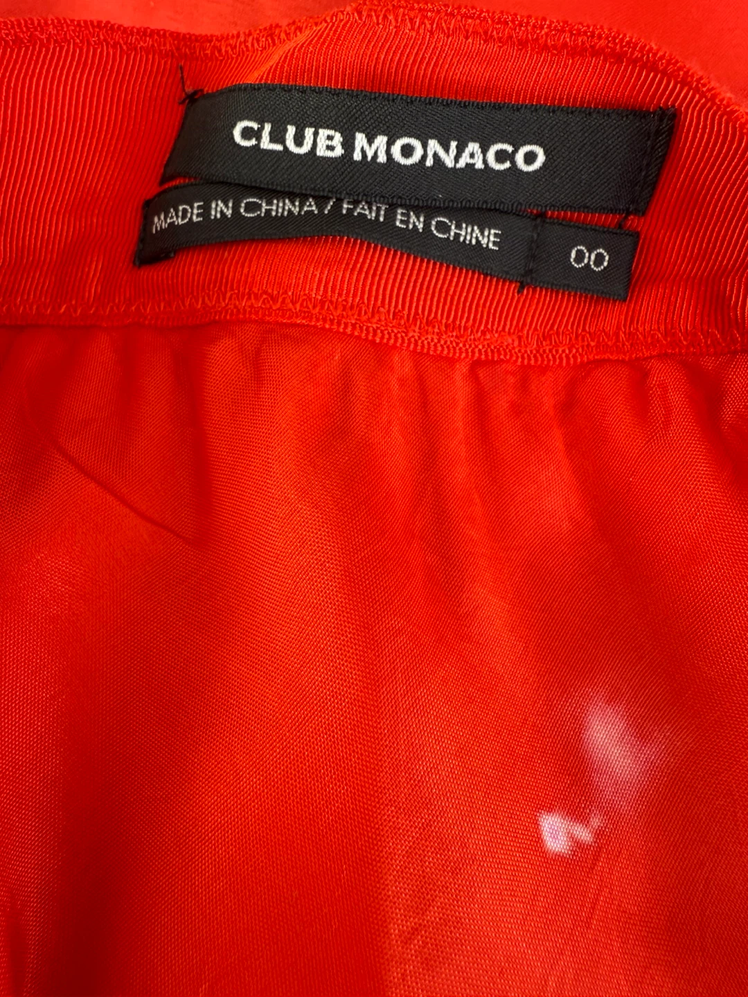 Club Monaco Red Mini Skirt - Size 00 - photo 3