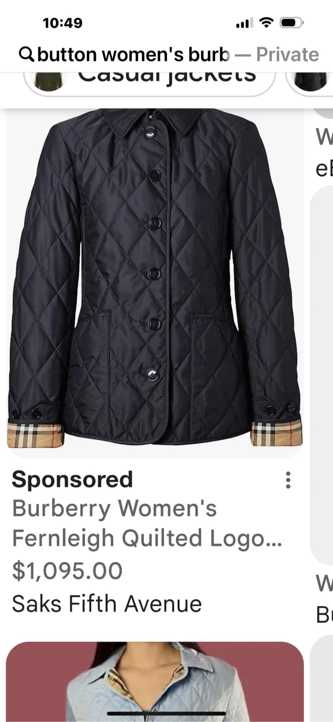 Burberry Brit Diamond Quilted Jacket image indicator(2)