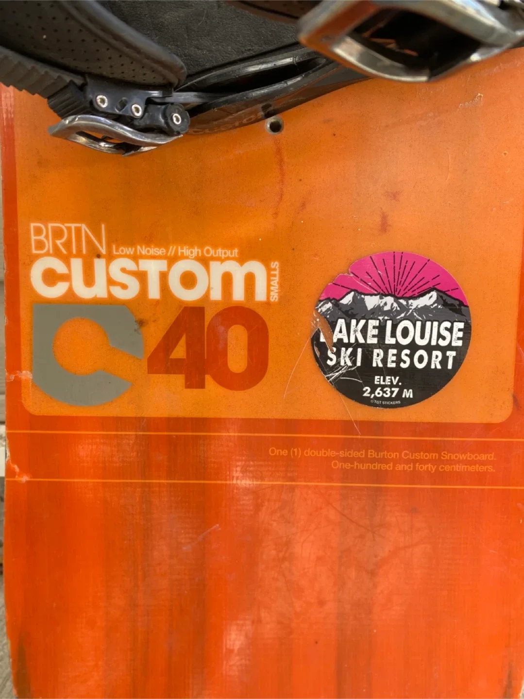 Burton Custom C40 140cm Snowboard w/ Bindings image indicator(4)