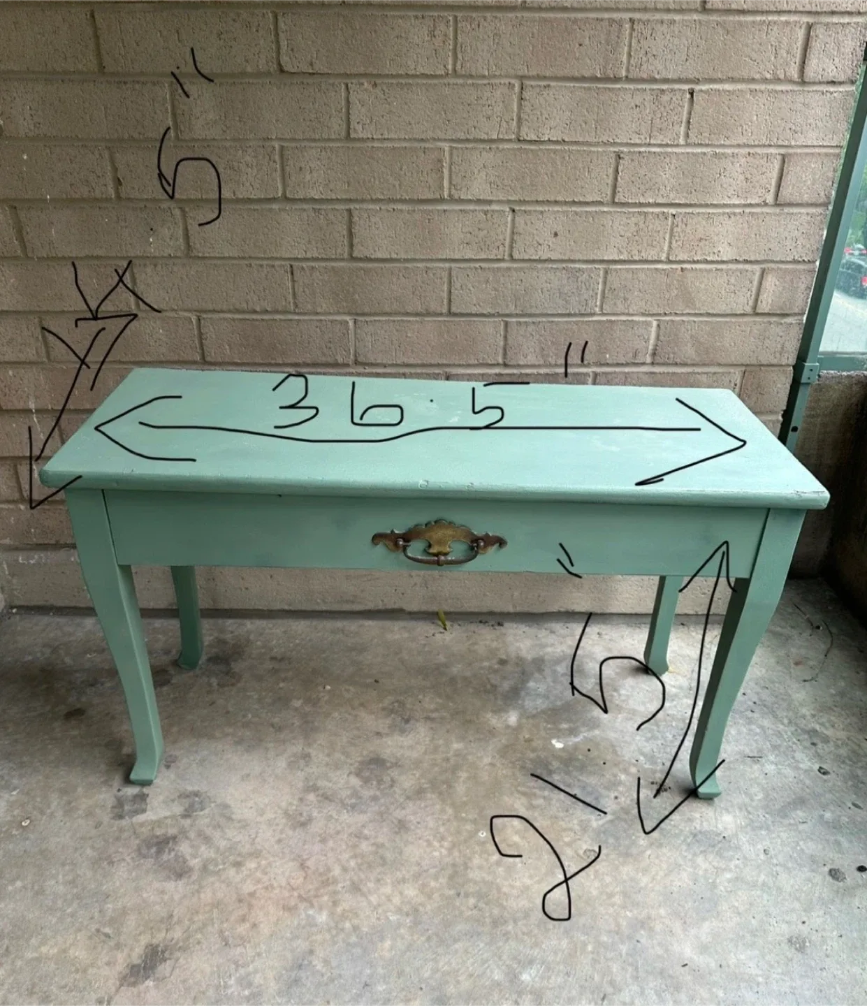 Vintage Green Table image indicator(2)