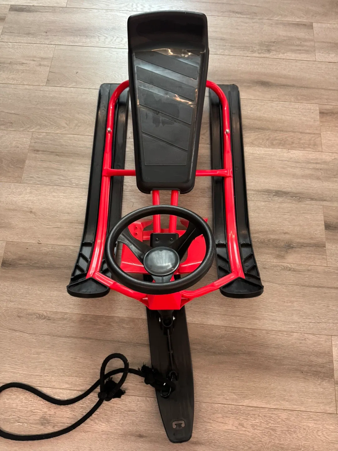 KIDS SNOW RACER GT SLED STEERING WHEEL DOUBLE BRAKES image indicator(2)