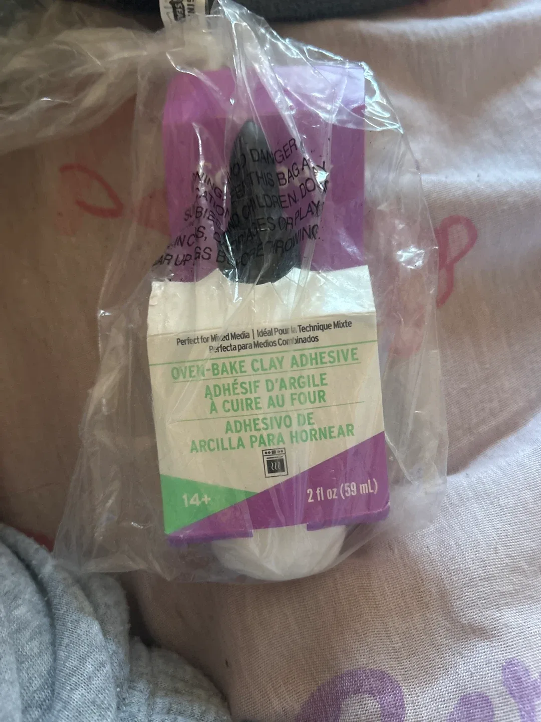 Oven-Bake Clay Adhesive - New