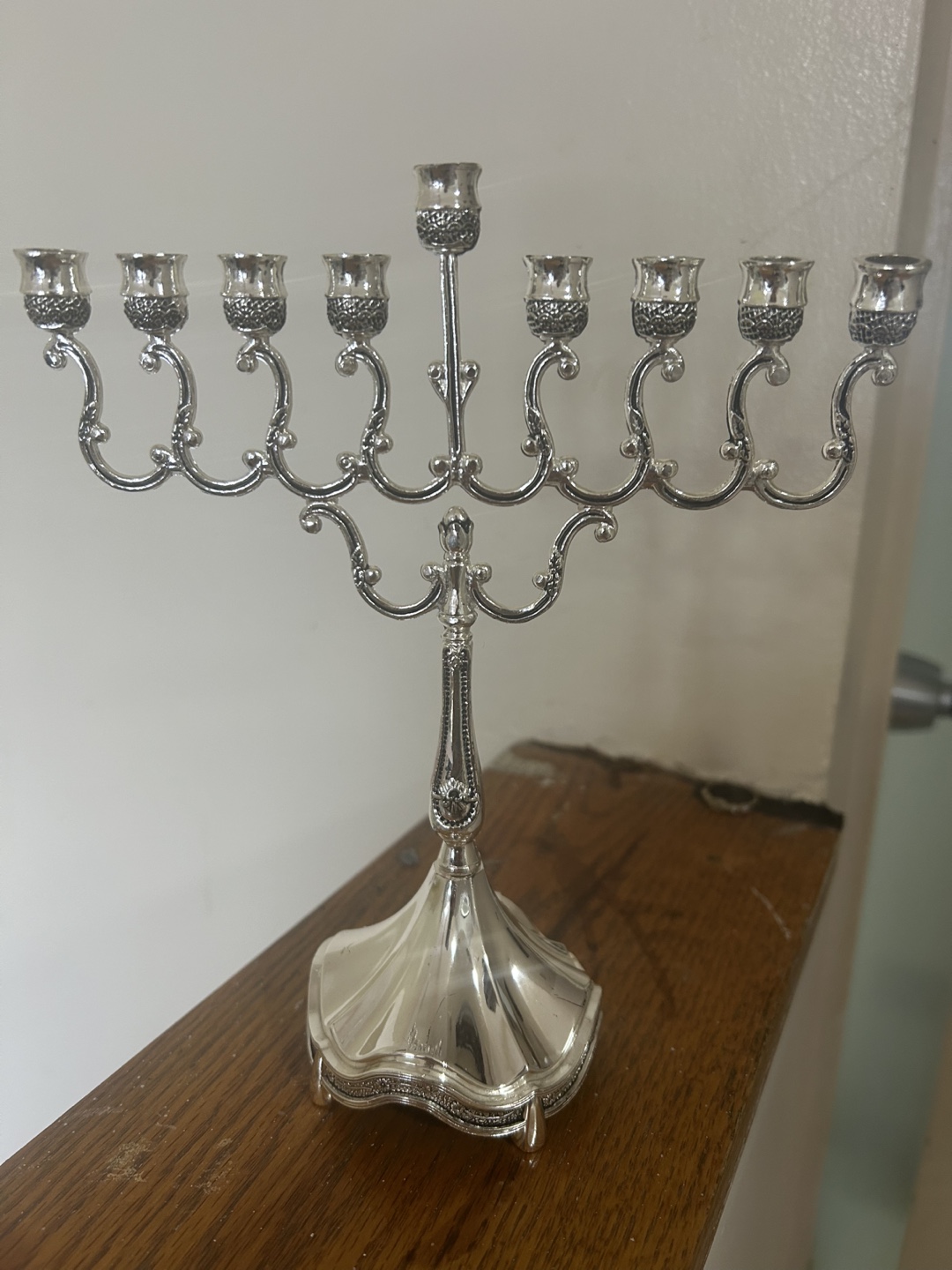 Silver Menorah