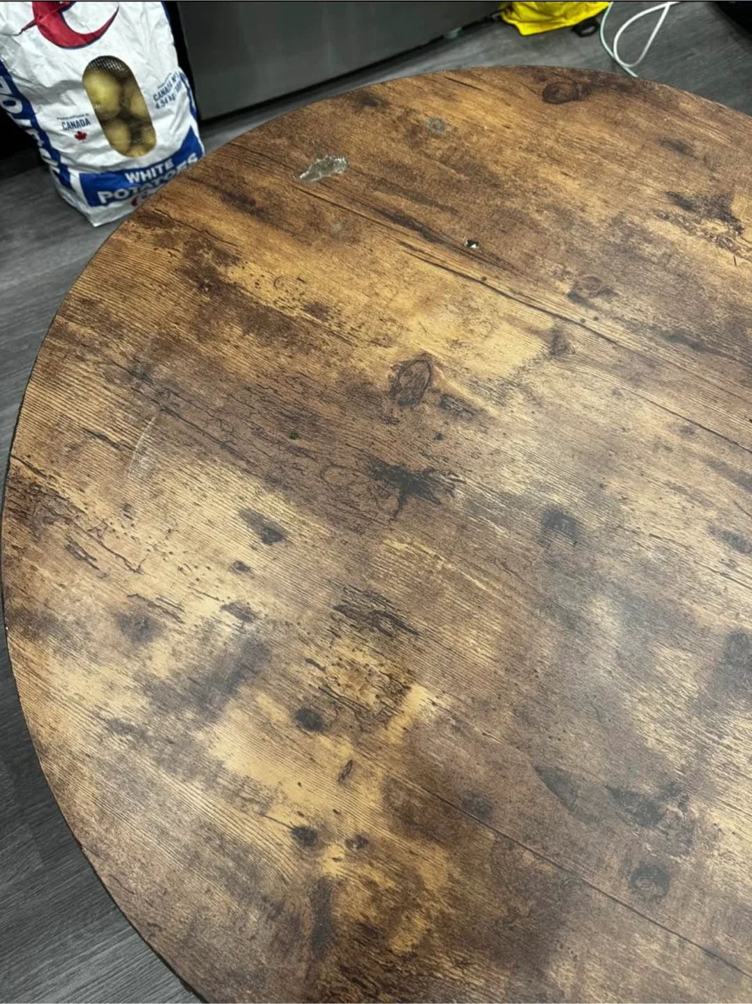 Brown Round Coffee Table image indicator(4)