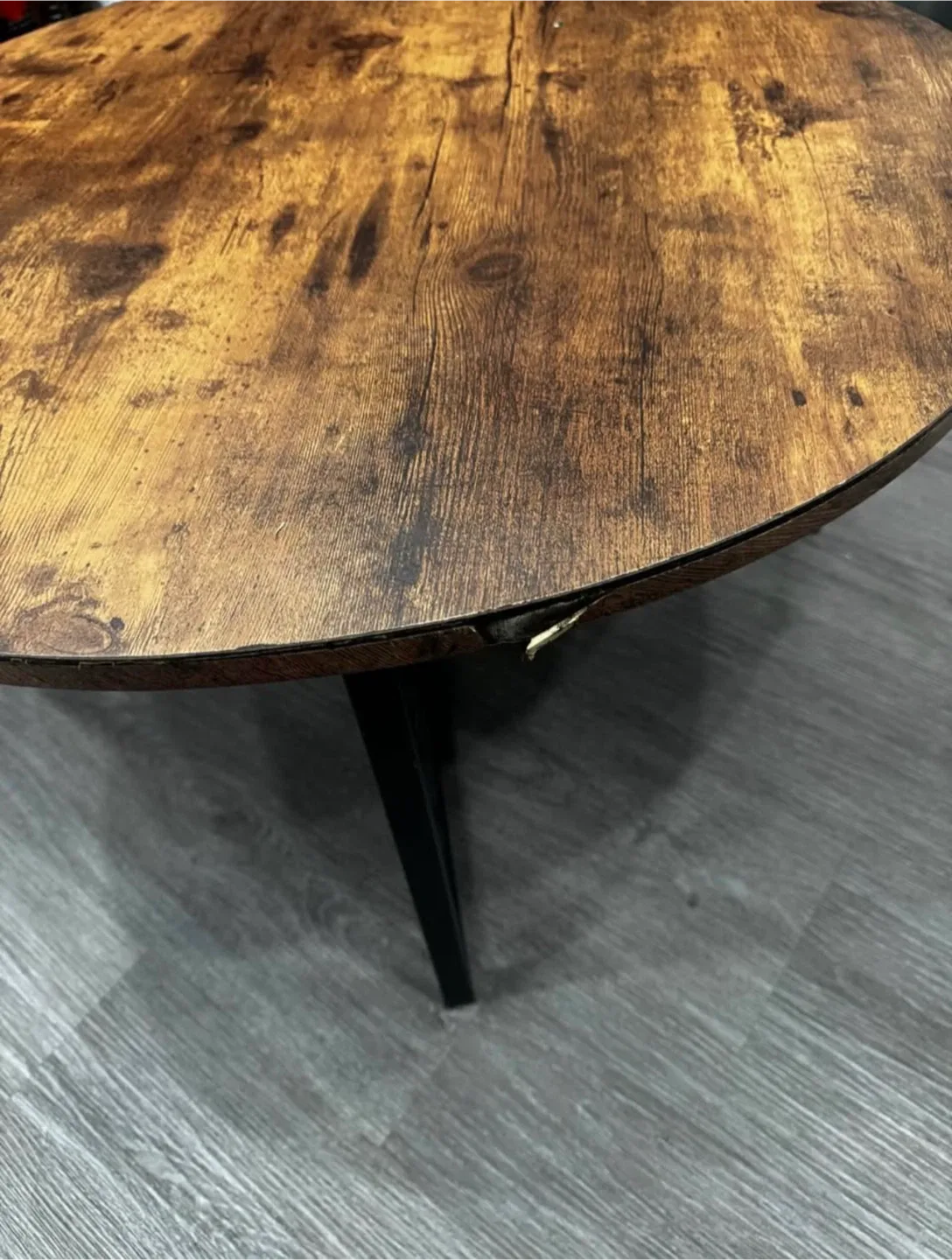 Brown Round Coffee Table image indicator(3)