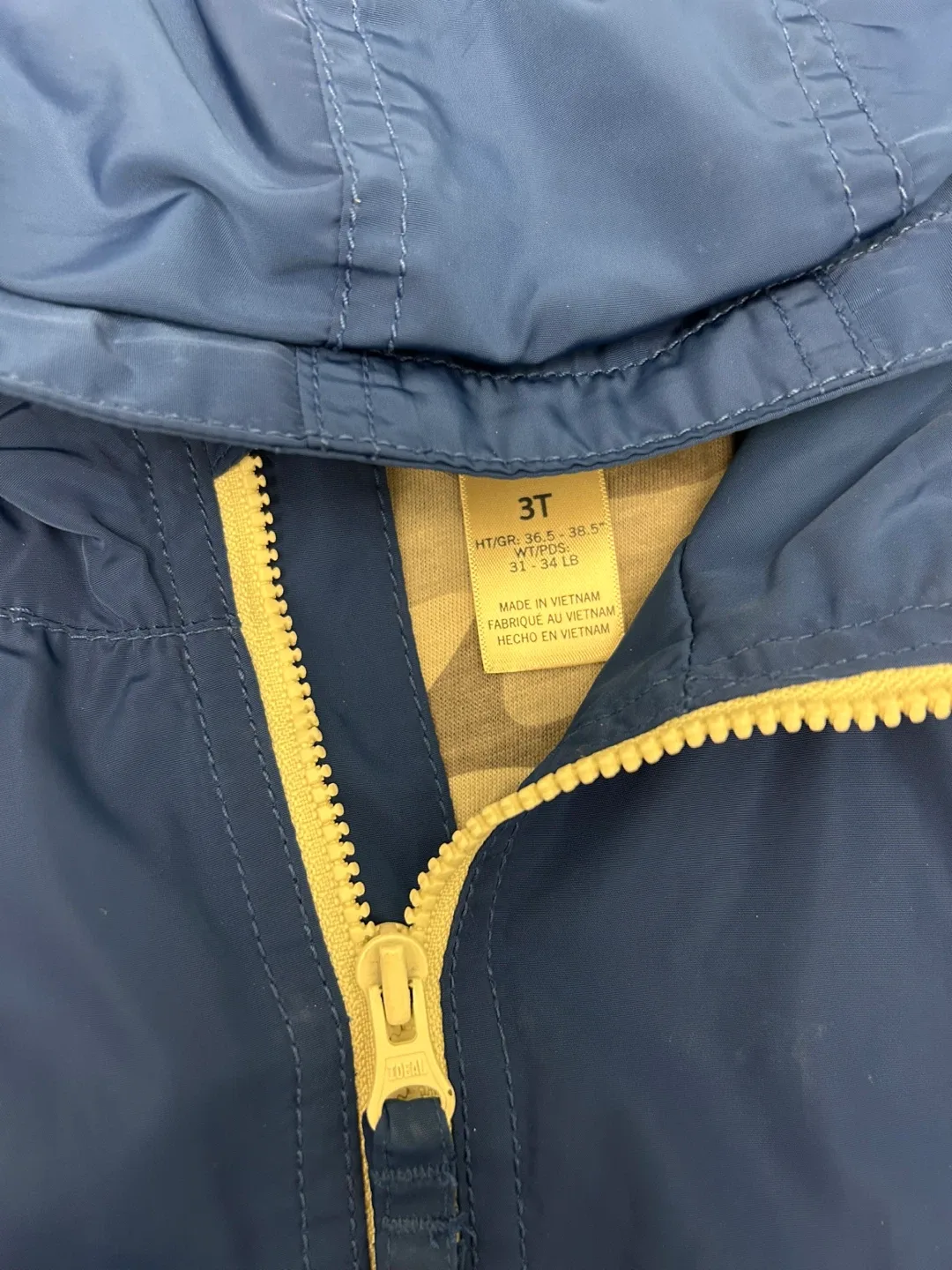 Carter's 3T Hooded Jacket - Blue & Navy image indicator(3)