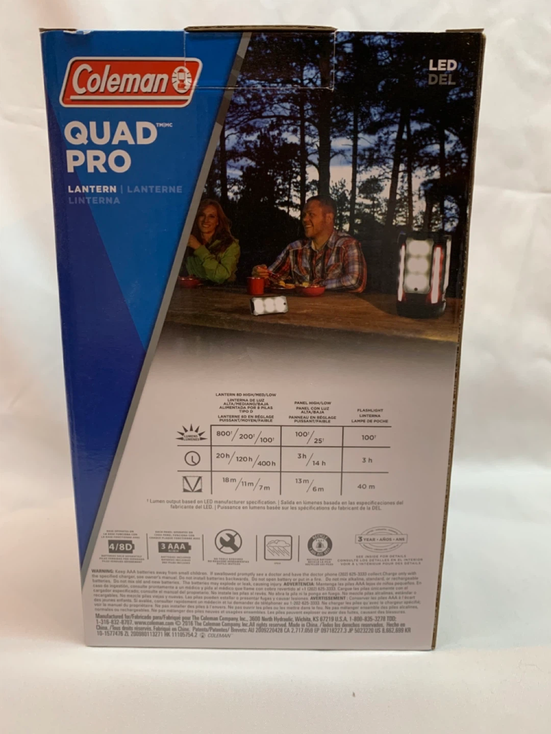 Coleman Quad Pro 800 Lumens LED Lantern - photo 4