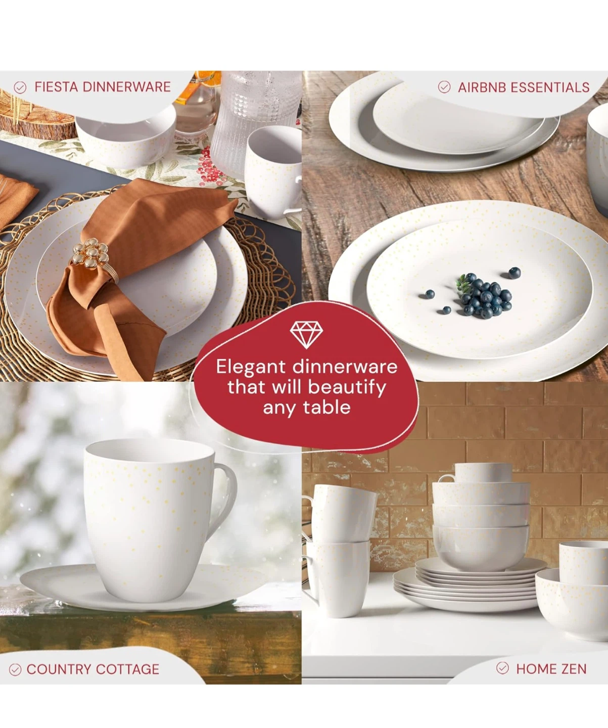 16 pc dinner set - photo 2
