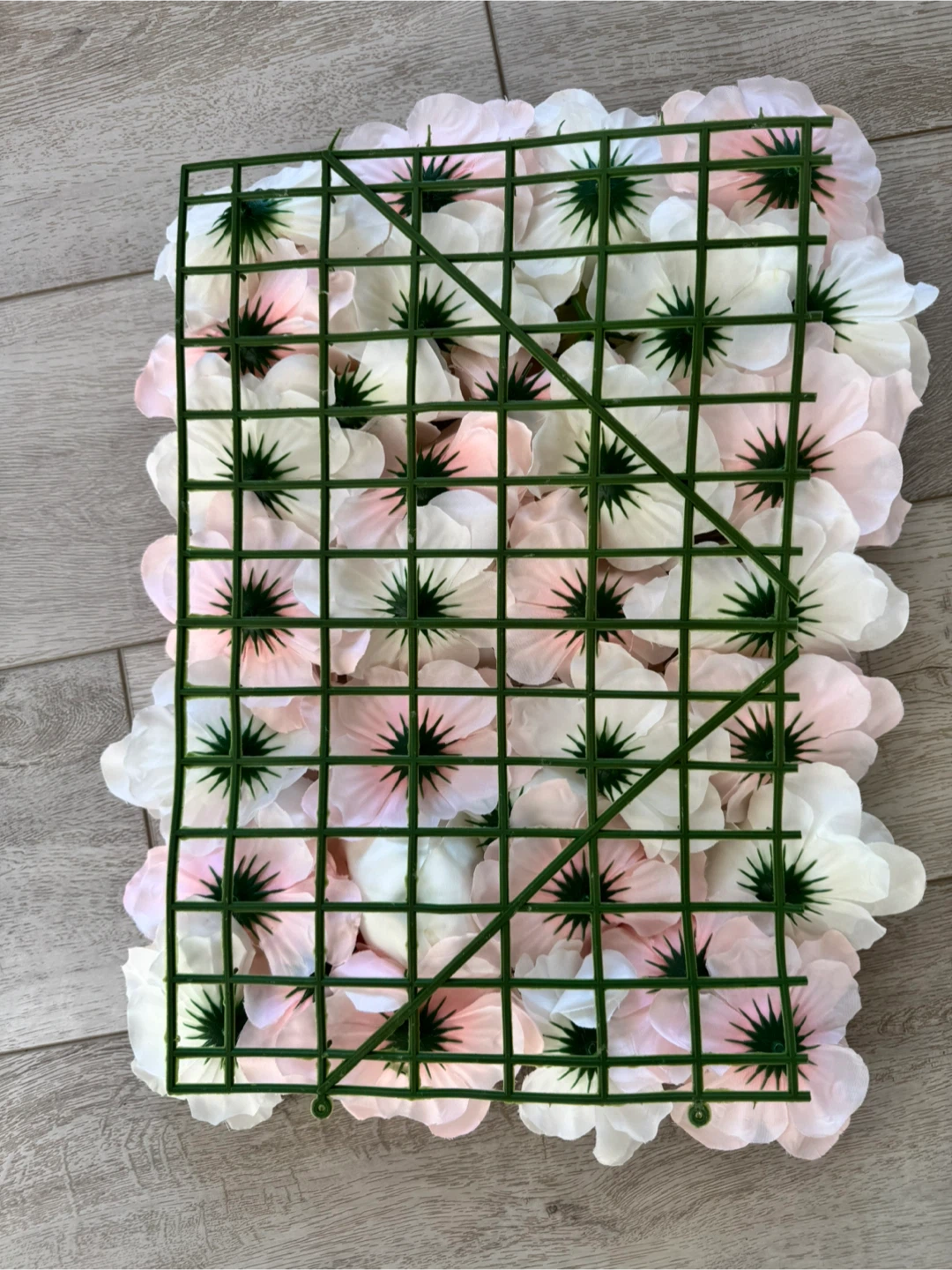 Flower Wall Panel - Pink & White Decor - photo 2