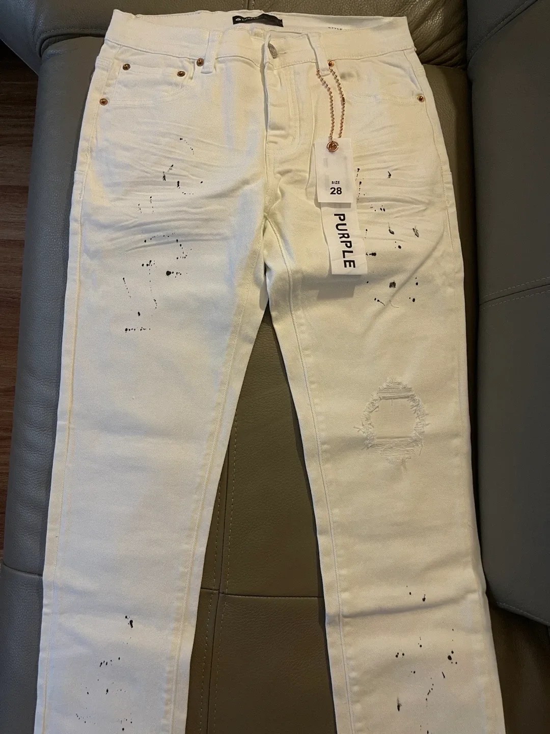 Purple jeans (size 28) image indicator(4)