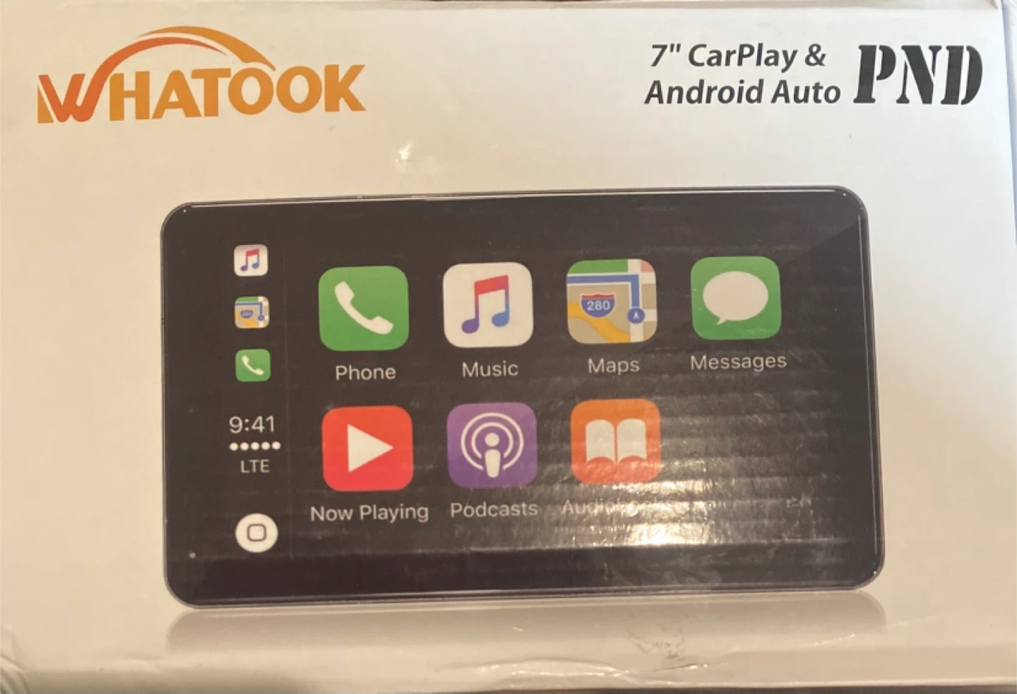 WHATOOK 7" CarPlay & Android Auto PND