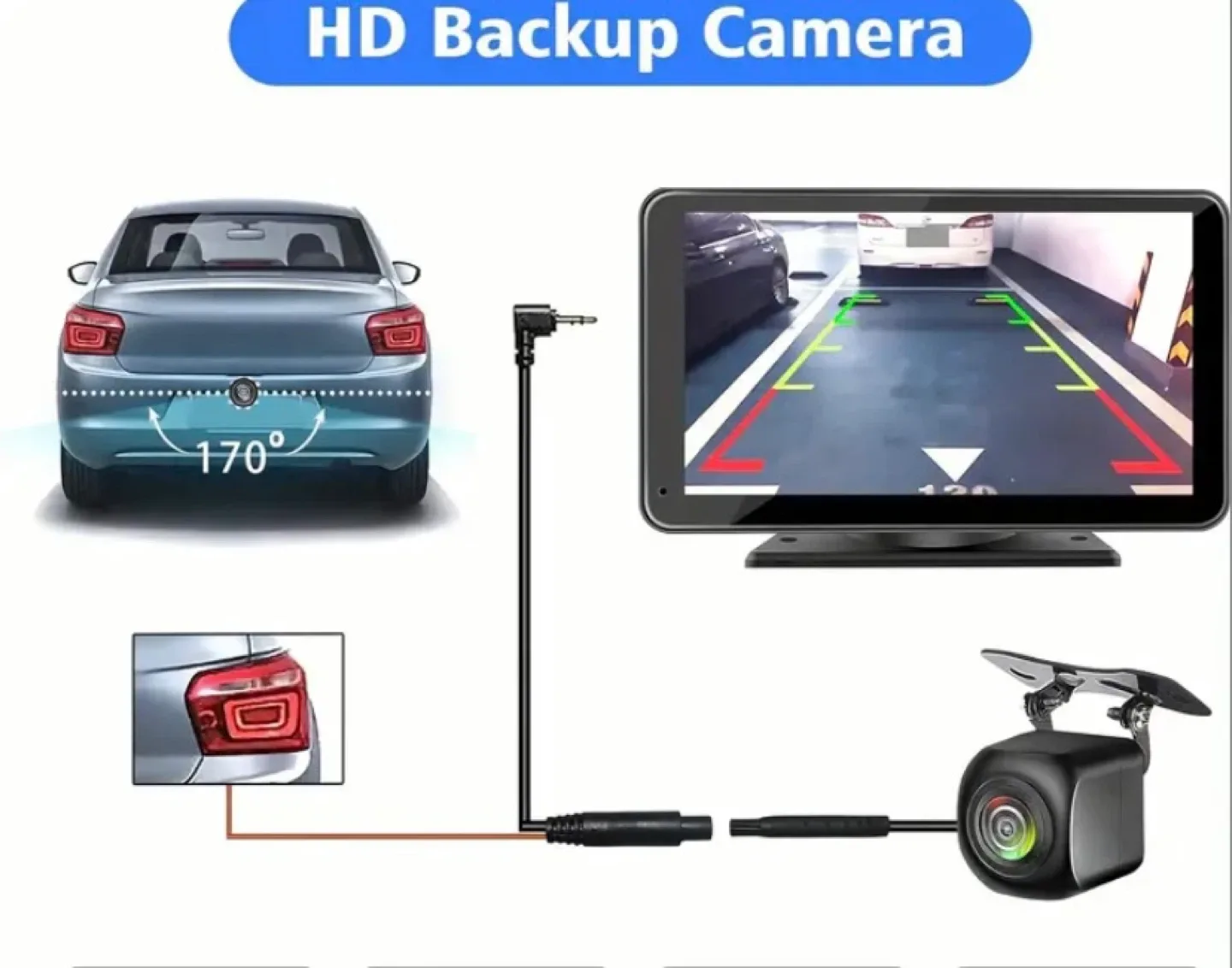 WHATOOK 7" CarPlay & Android Auto PND image indicator(10)