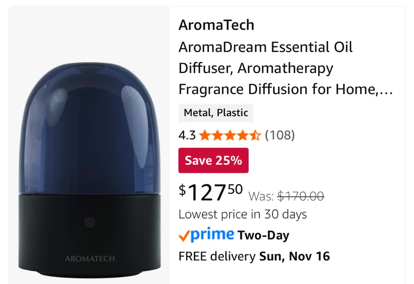 Aromatech AroMini BT Bluetooth Diffuser image indicator(6)