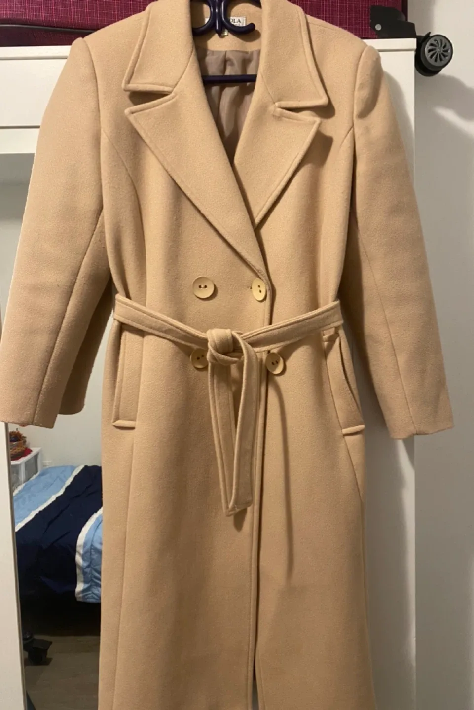 Beige Wool Coat