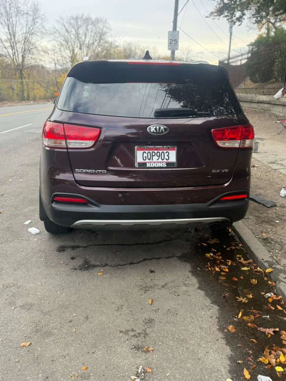 2016 Kia Sorento EX V6 - Maroon SUV image indicator(4)