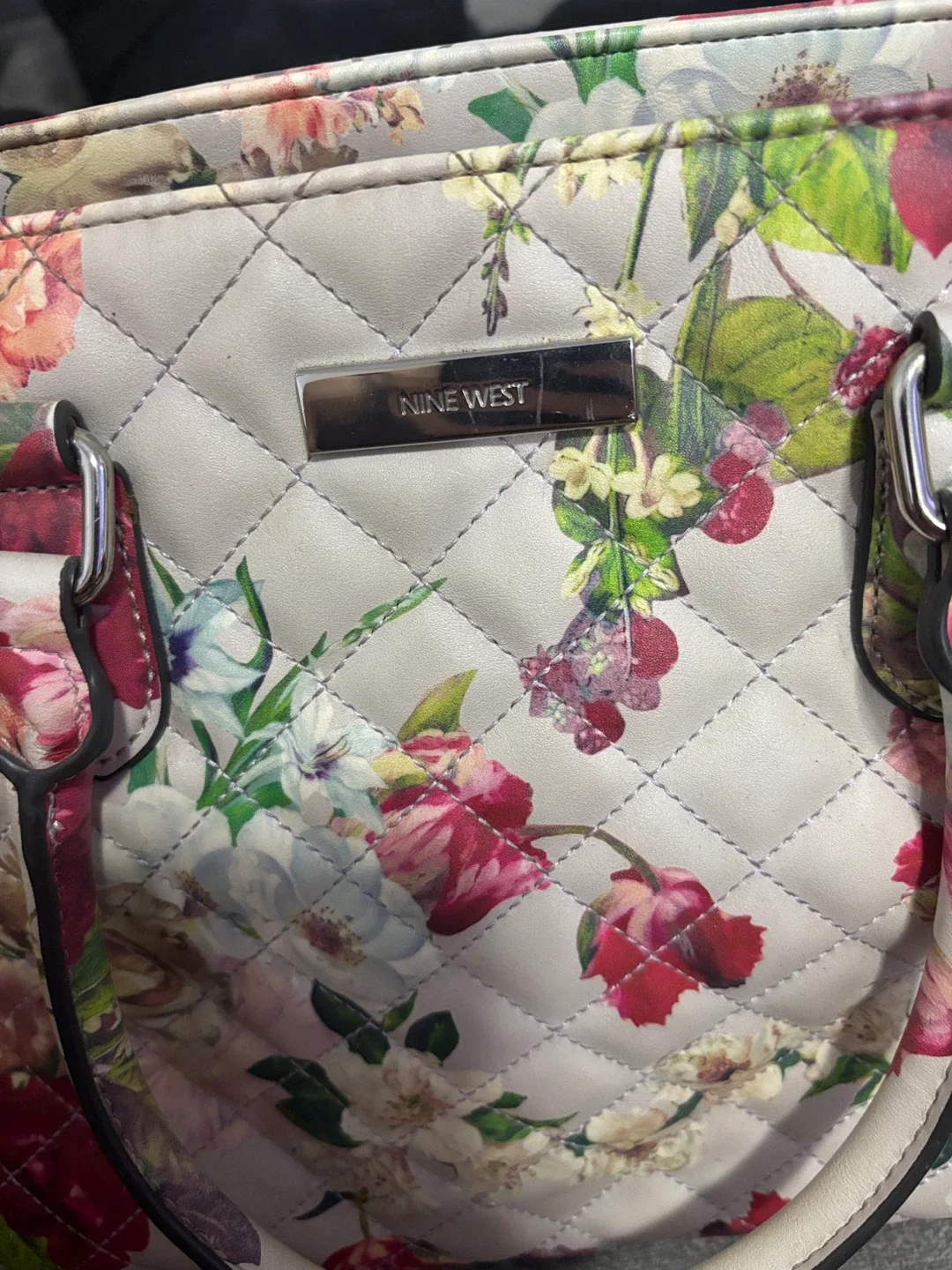 Nine West Floral Satchel Bag image indicator(2)