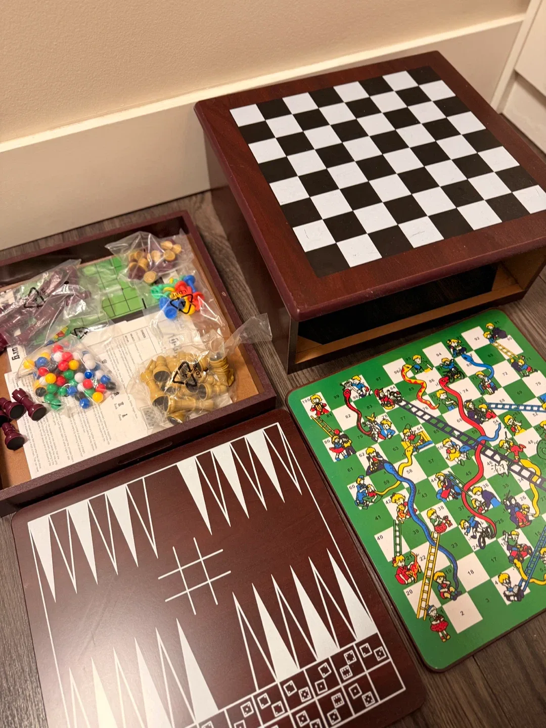10-Game House Board Game Set