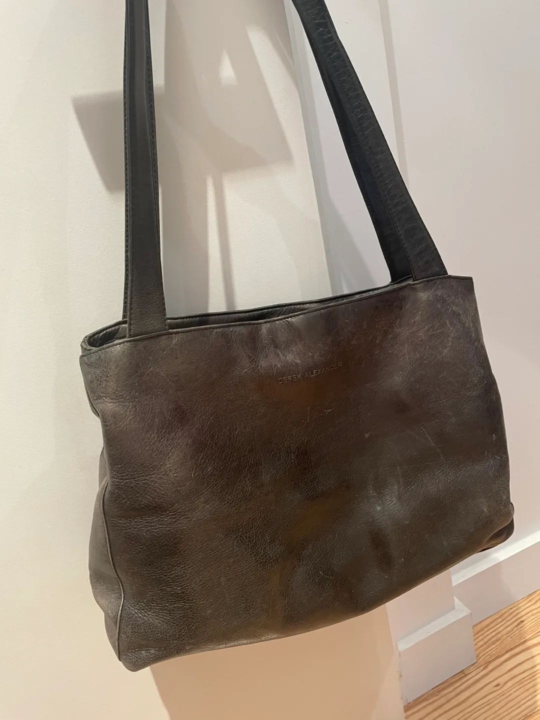 Derek Alexander Leather Shoulder Bag