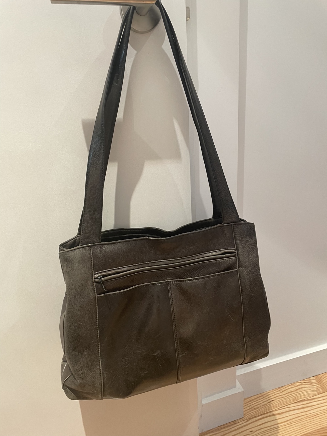 Derek Alexander Leather Shoulder Bag - photo 2