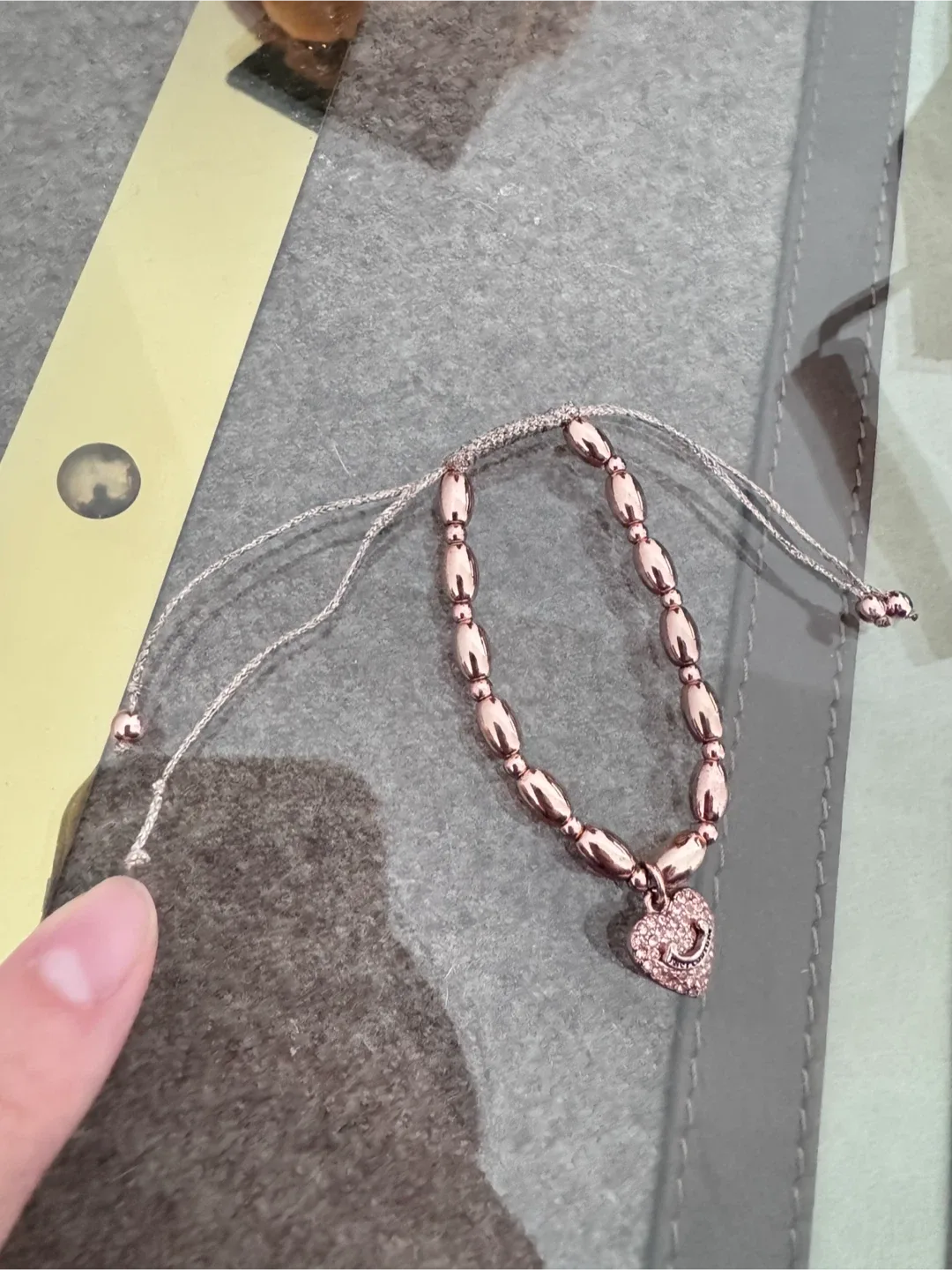 Juicy Couture Rose Gold Heart Bracelet image indicator(5)