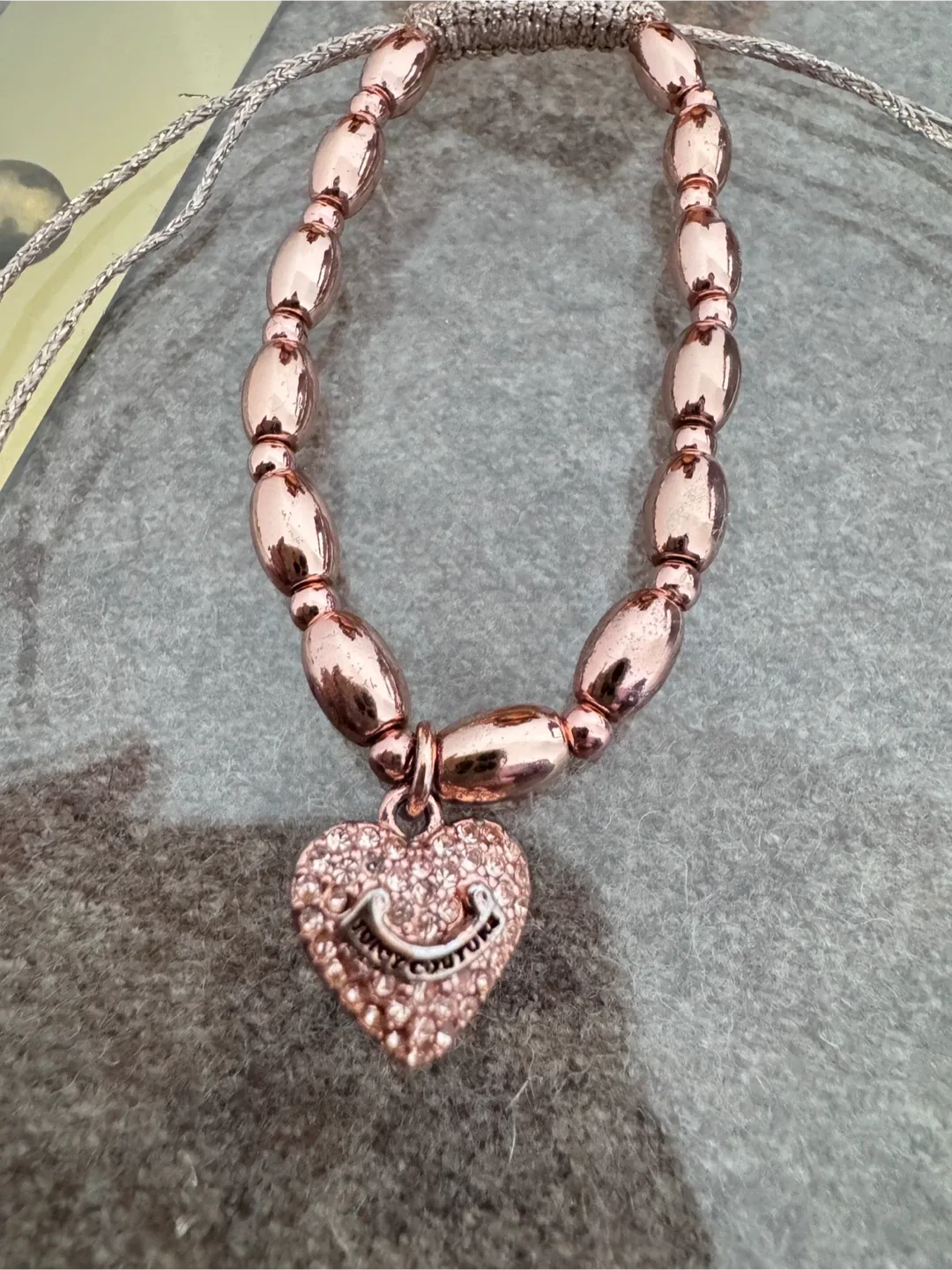 Juicy Couture Rose Gold Heart Bracelet image indicator(3)