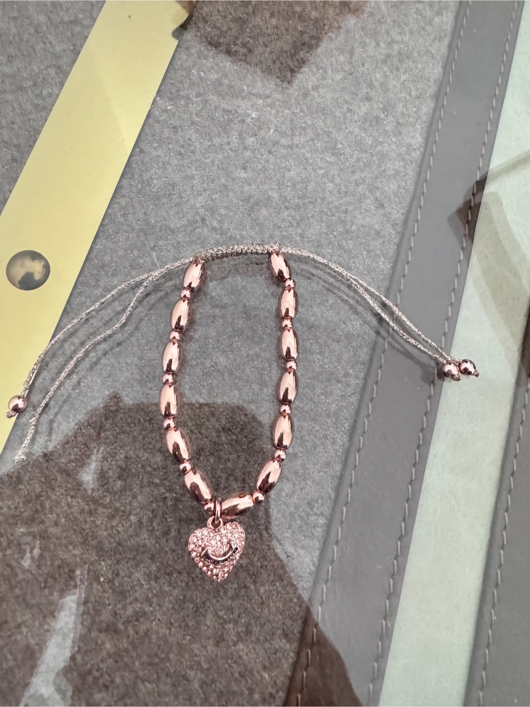 Juicy Couture Rose Gold Heart Bracelet