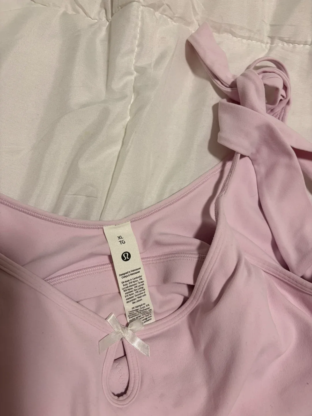 Lululemon Pink Running Shorts & Top, Size L image indicator(3)