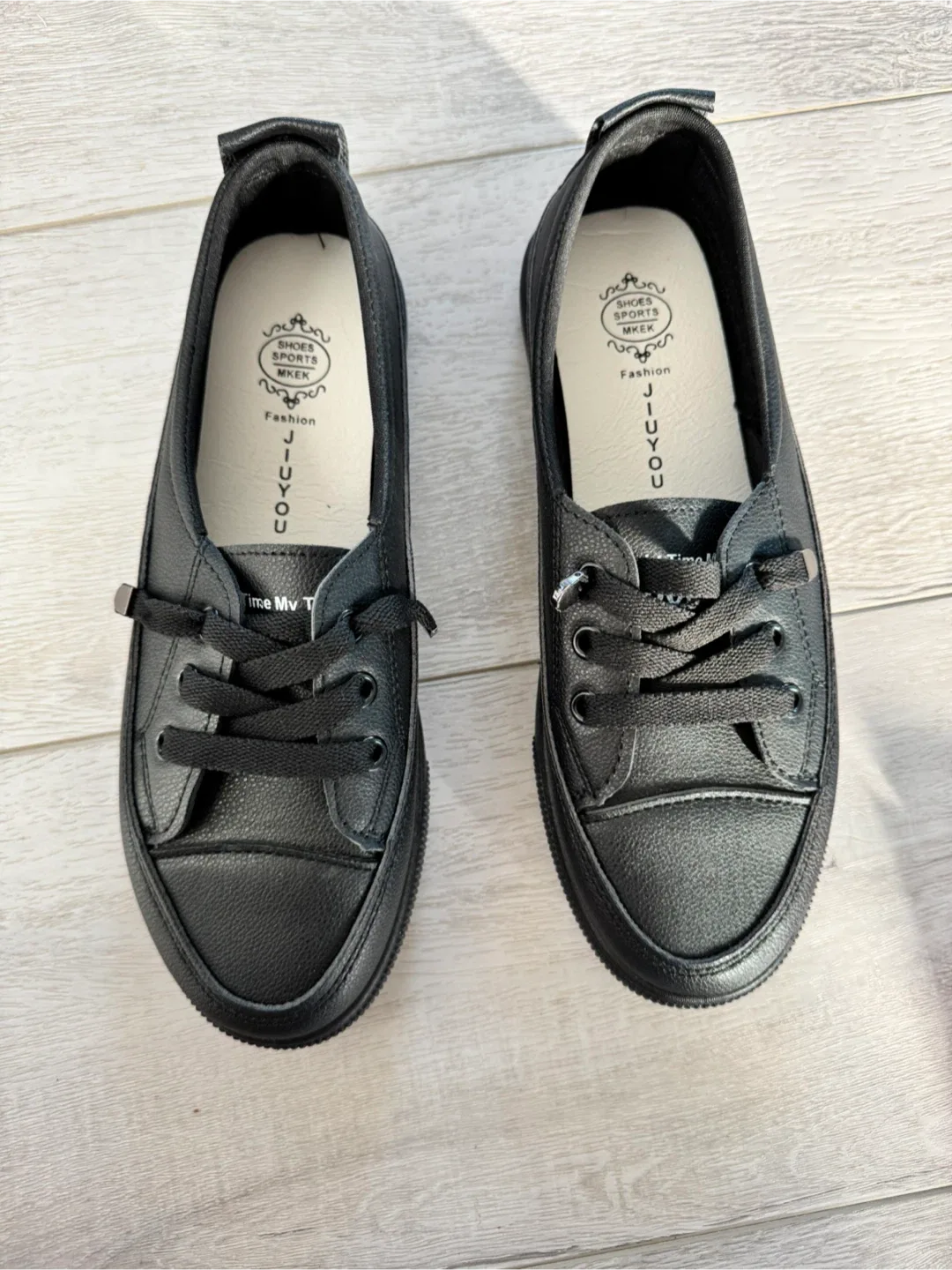 Black Fashion Sneakers, Size 8 image indicator(3)