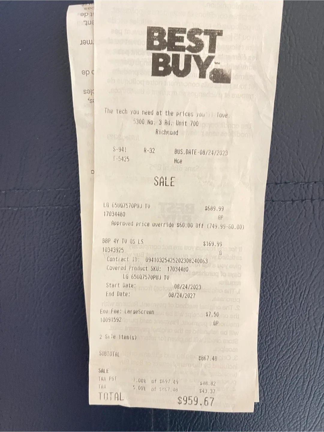 LG 65UQ75 65" UHD 4K Smart TV - Like New! image indicator(3)