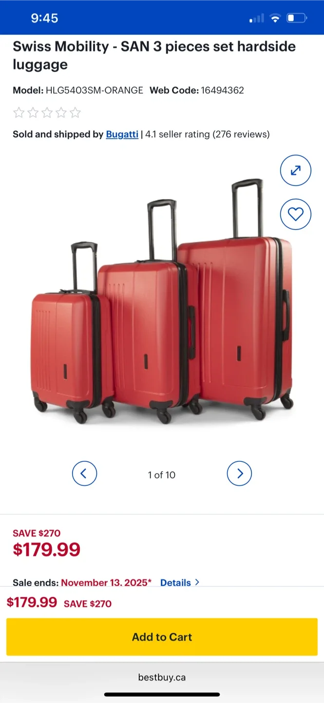 7 Travel Luggage Bags Set image indicator(6)