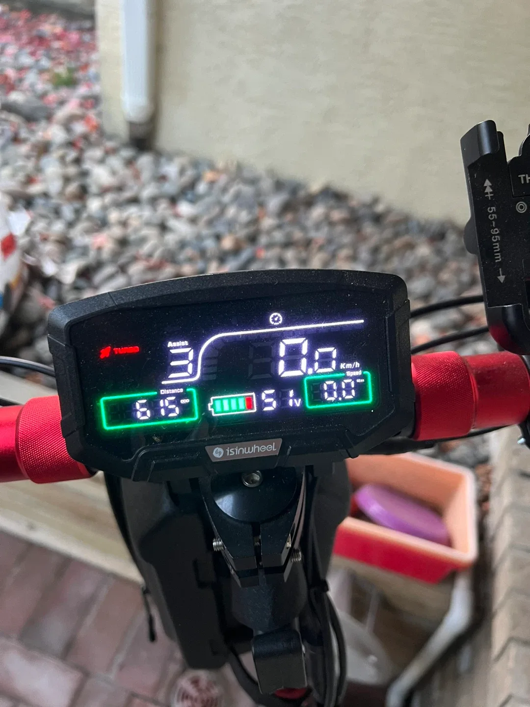 isinwheel GT2 1000W Off Road Electric Scooter image indicator(2)