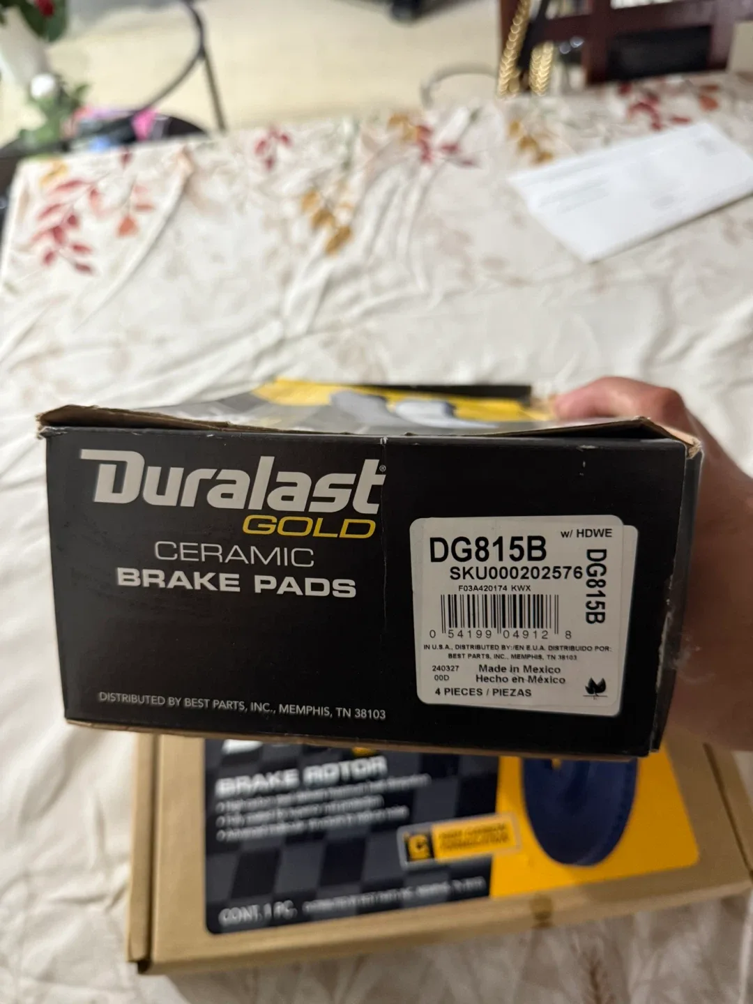 Duralast Gold Brake Pads & Rotor image indicator(5)