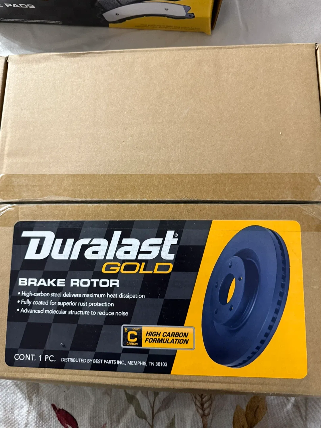Duralast Gold Brake Pads & Rotor image indicator(4)