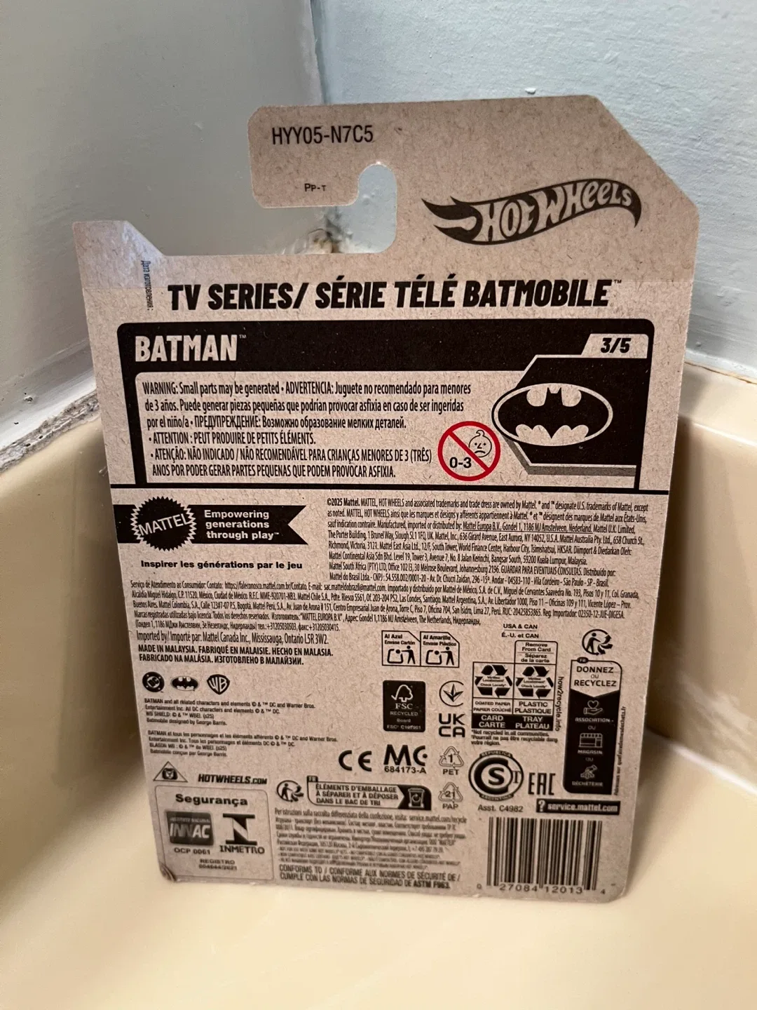 Hot Wheels Batman TV Series Batmobile 103/250 image indicator(3)