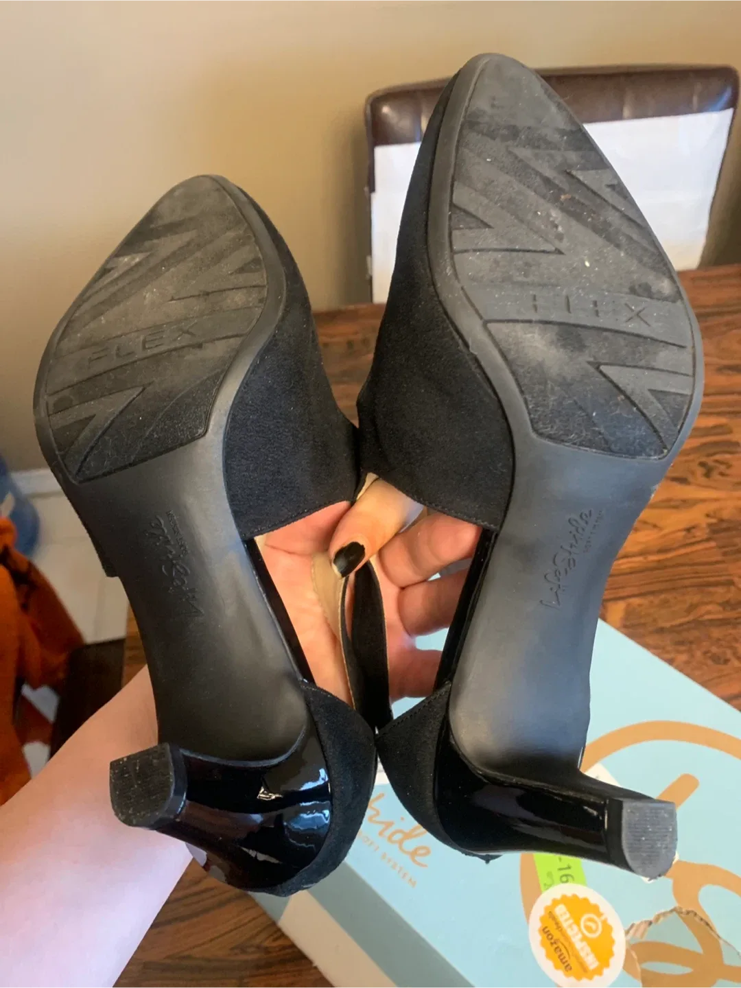 LifeStride Black Heels, Size 9 image indicator(3)