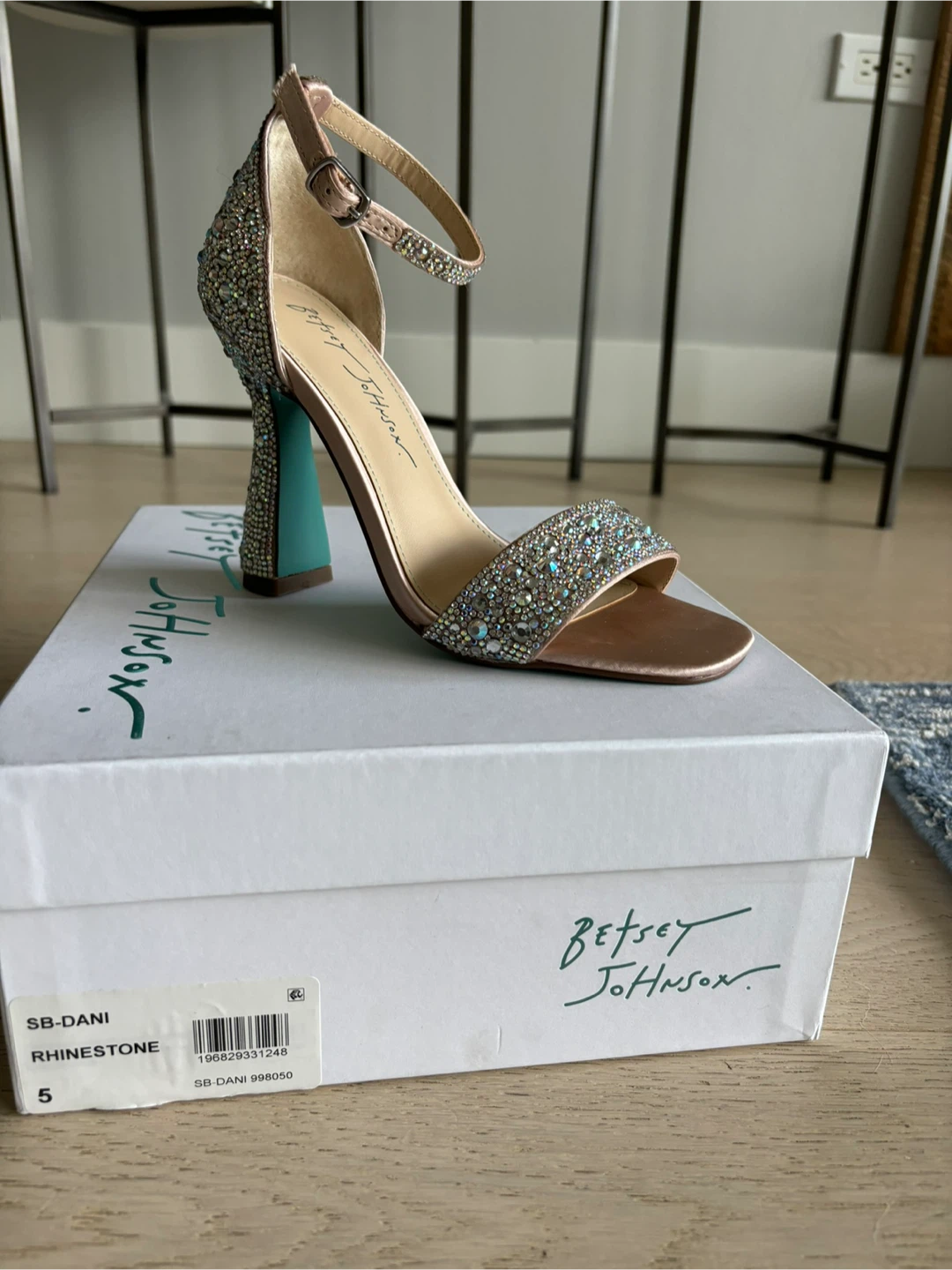 Betsey Johnson Rhinestone Heels - Size 5 - photo 2