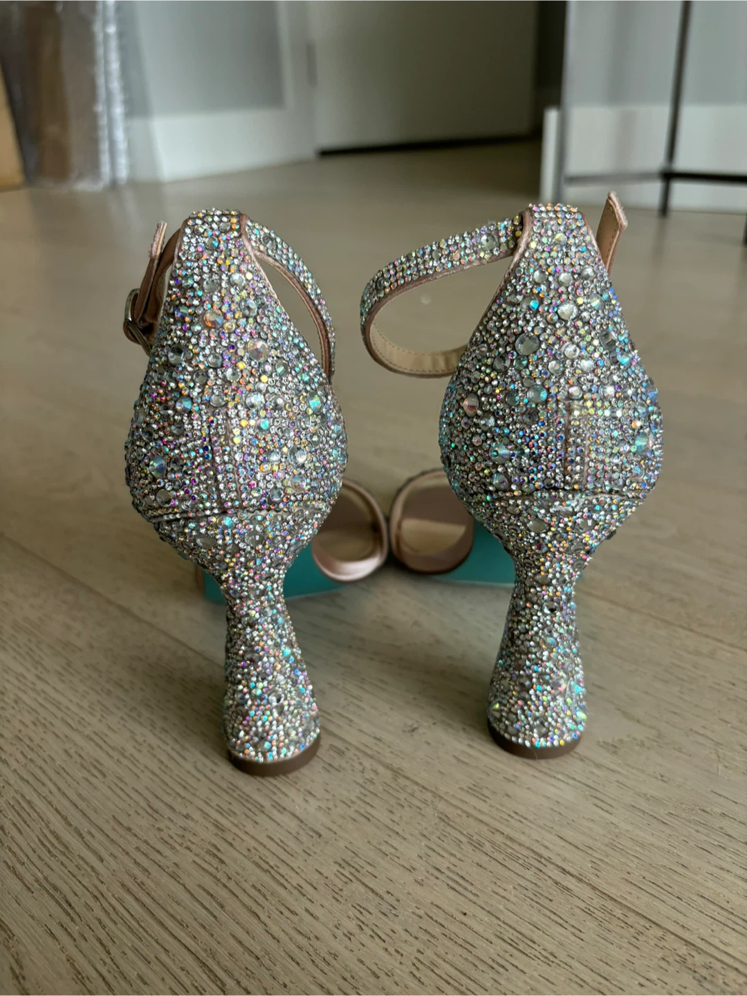 Betsey Johnson Rhinestone Heels - Size 5 - photo 4