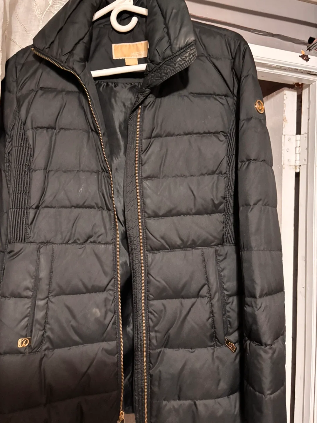 Michael Michael Kors Black Puffer Jacket Size S