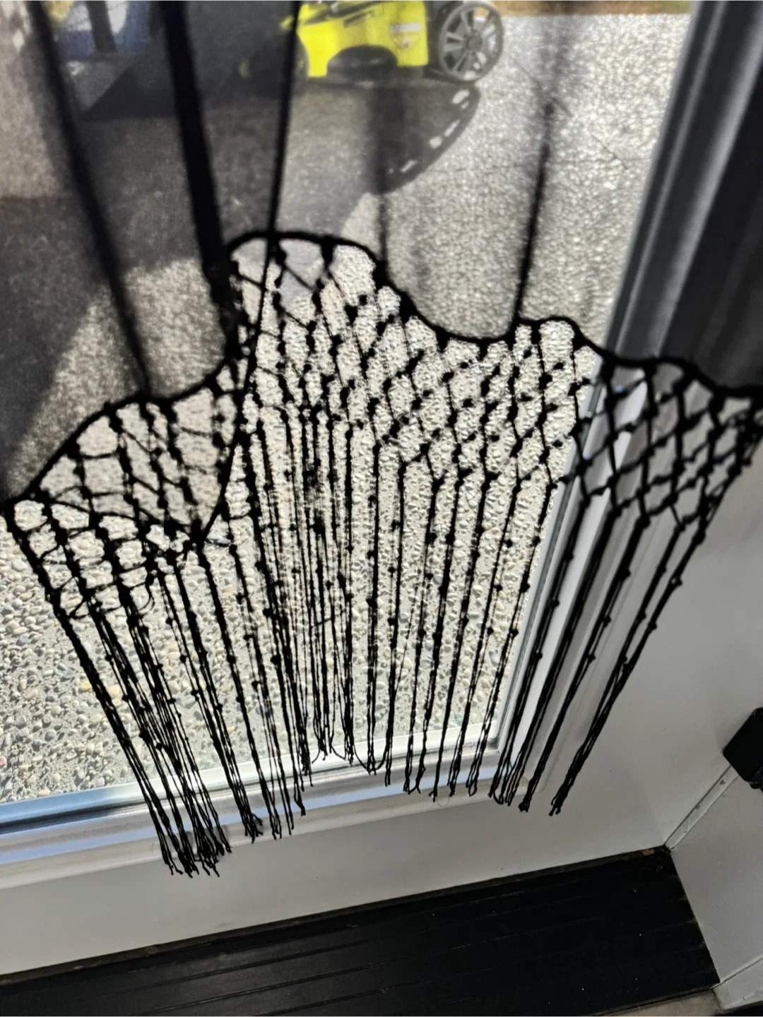 Black Shawl with Fringe image indicator(3)