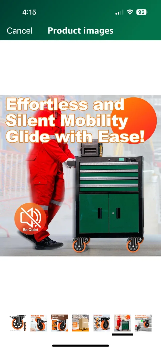 QNcz Heavy Duty 5-Inch Casters (Set of 4) image indicator(5)