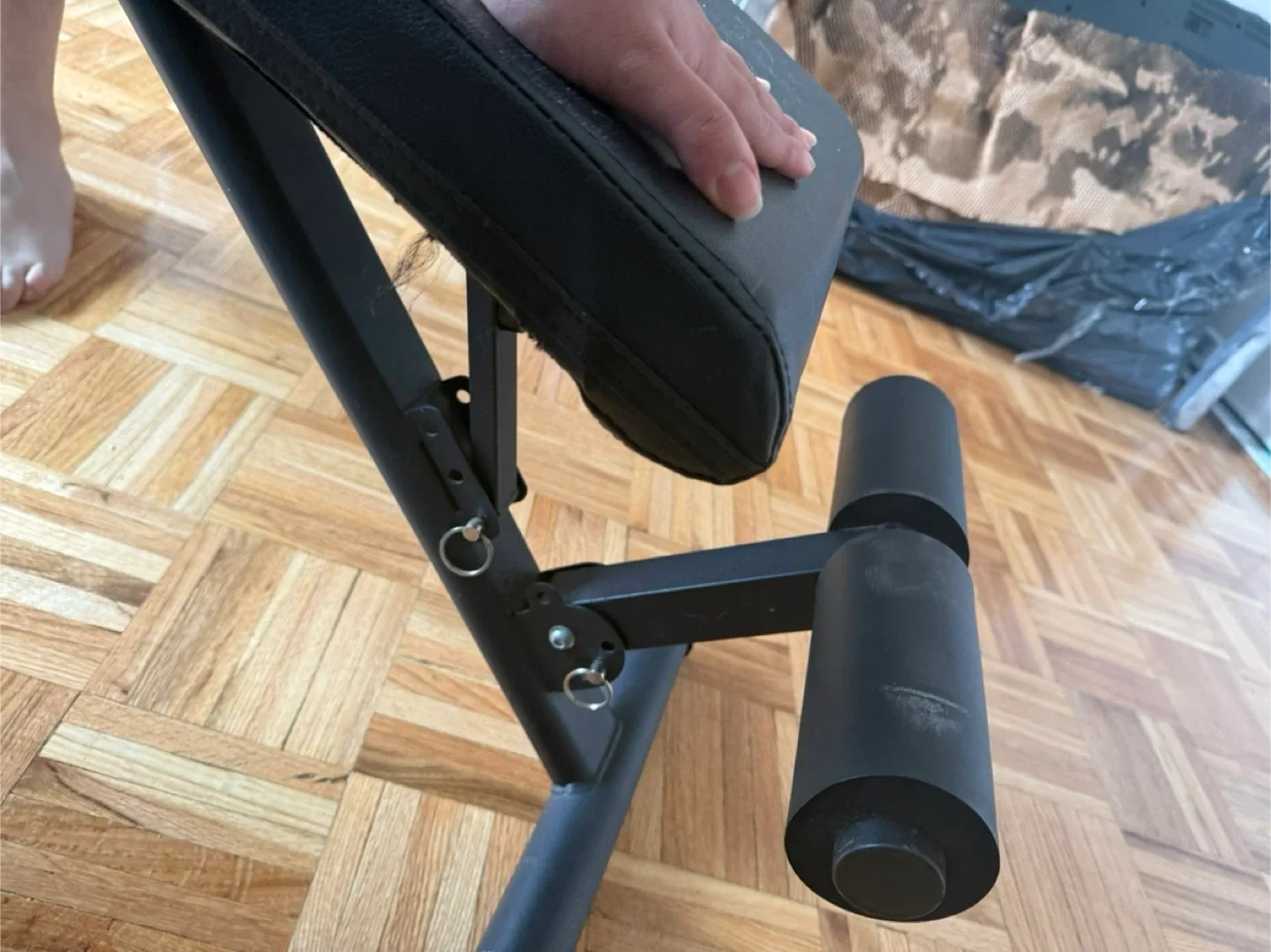 MAGICFIT Foldable Adjustable Weight Bench Press image indicator(6)