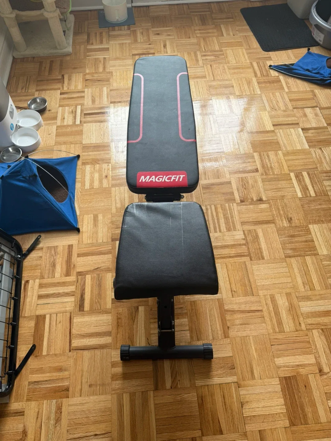 MAGICFIT Foldable Adjustable Weight Bench Press image indicator(2)